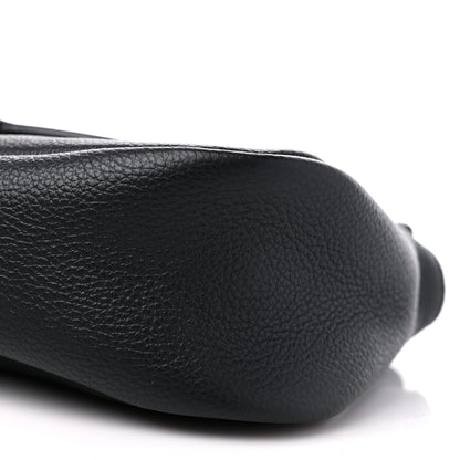 Chloe Shiny Grained Calfskin Marcie Clutch Black 8 of 9