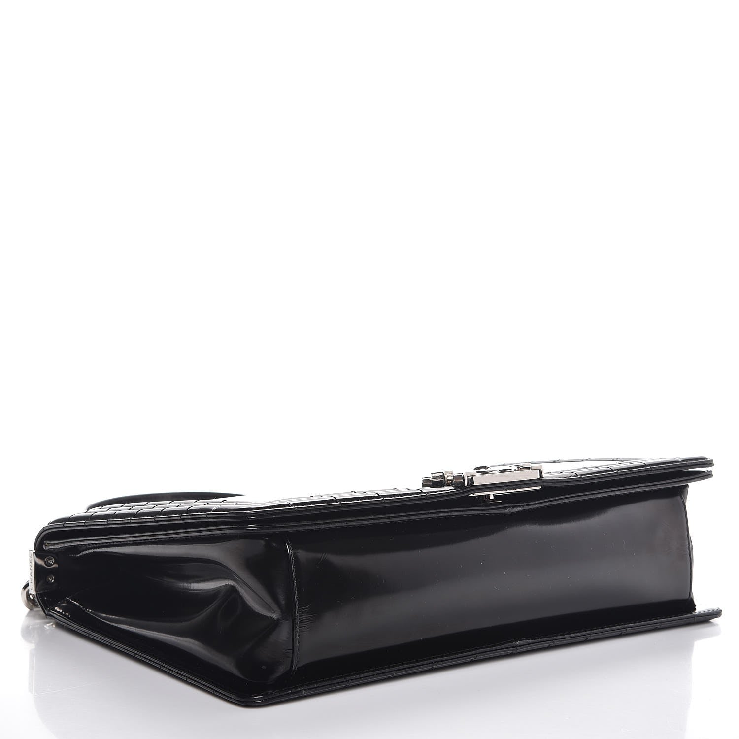 Chanel Glazed Calfskin Large Boy Flap Black 4 of 10