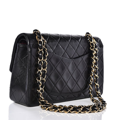 Chanel Lambskin Quilted Small Double Flap Black 2 of 12