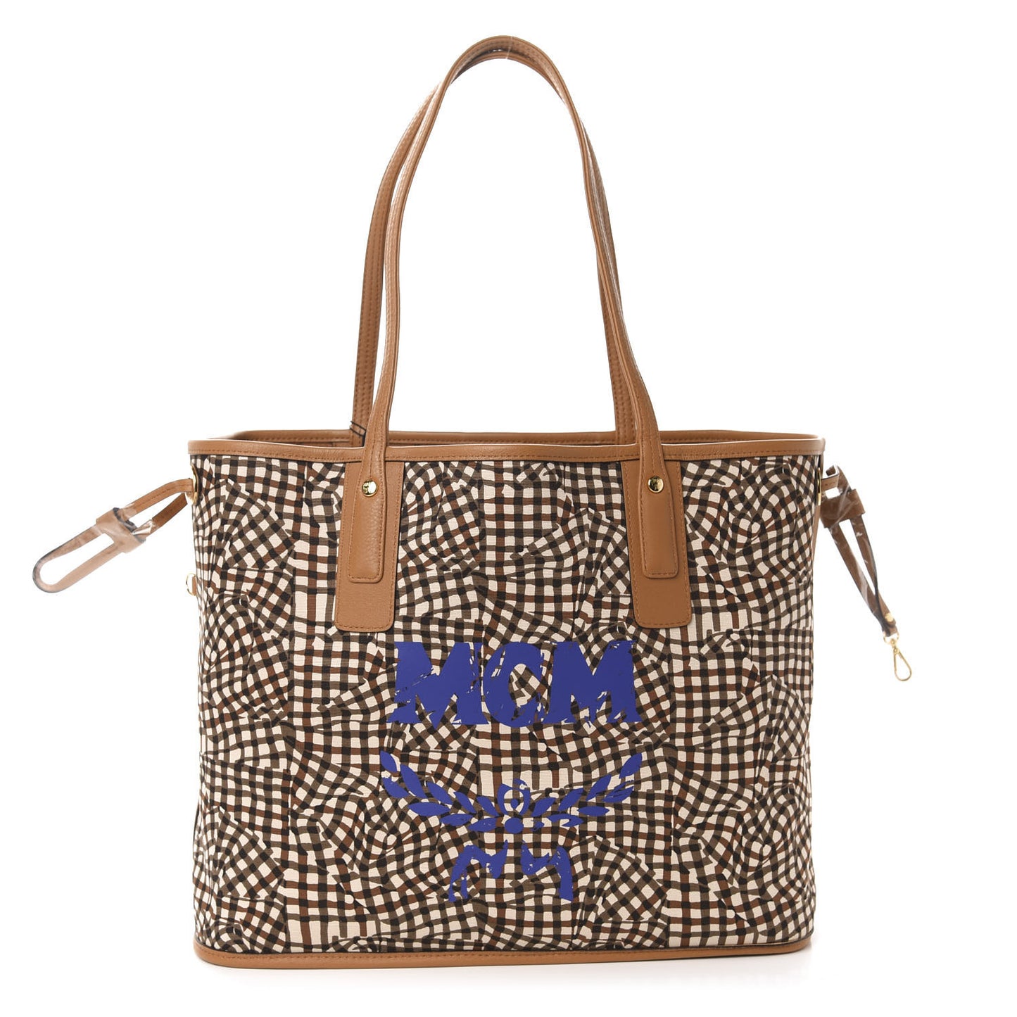 Visetos Medium Liz Reversible Shopper Tote Cognac