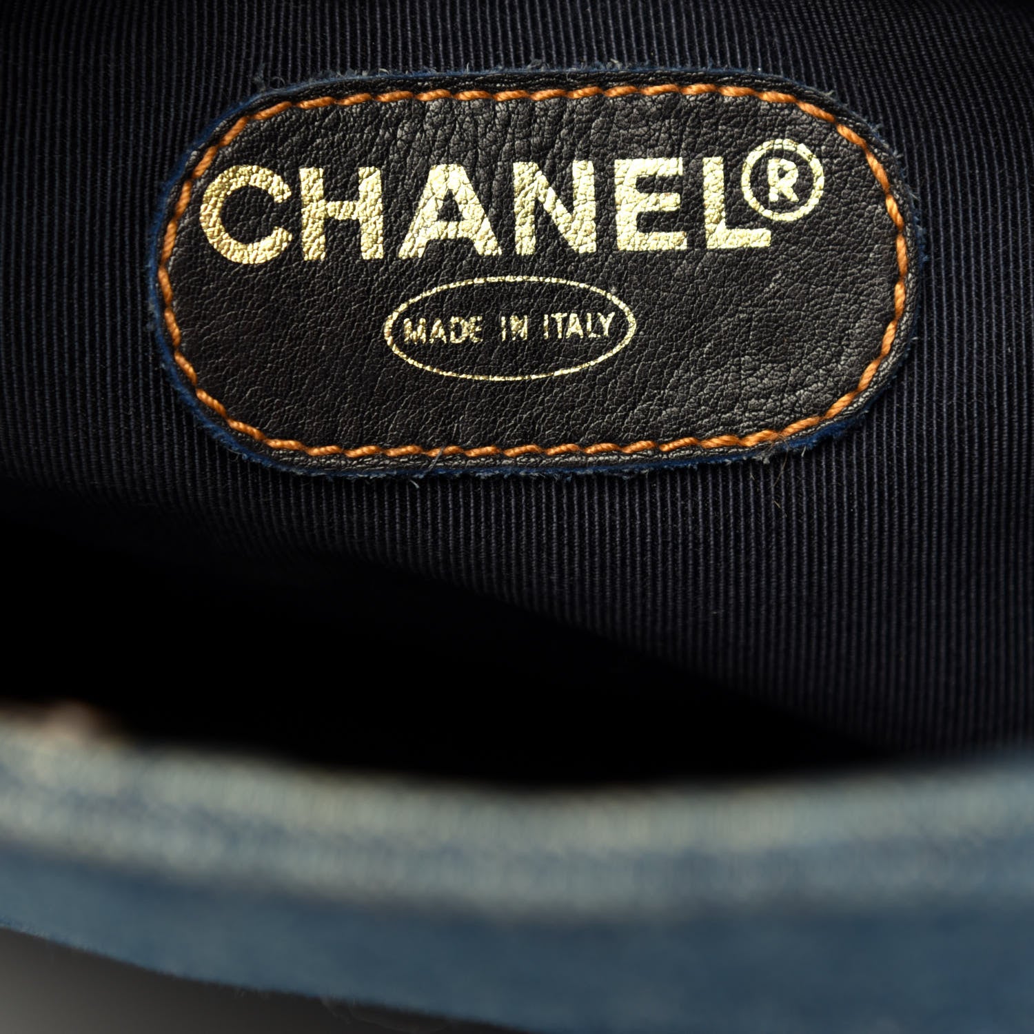 Chanel Denim Tortoise Timeless CC Tote Blue 6 of 10
