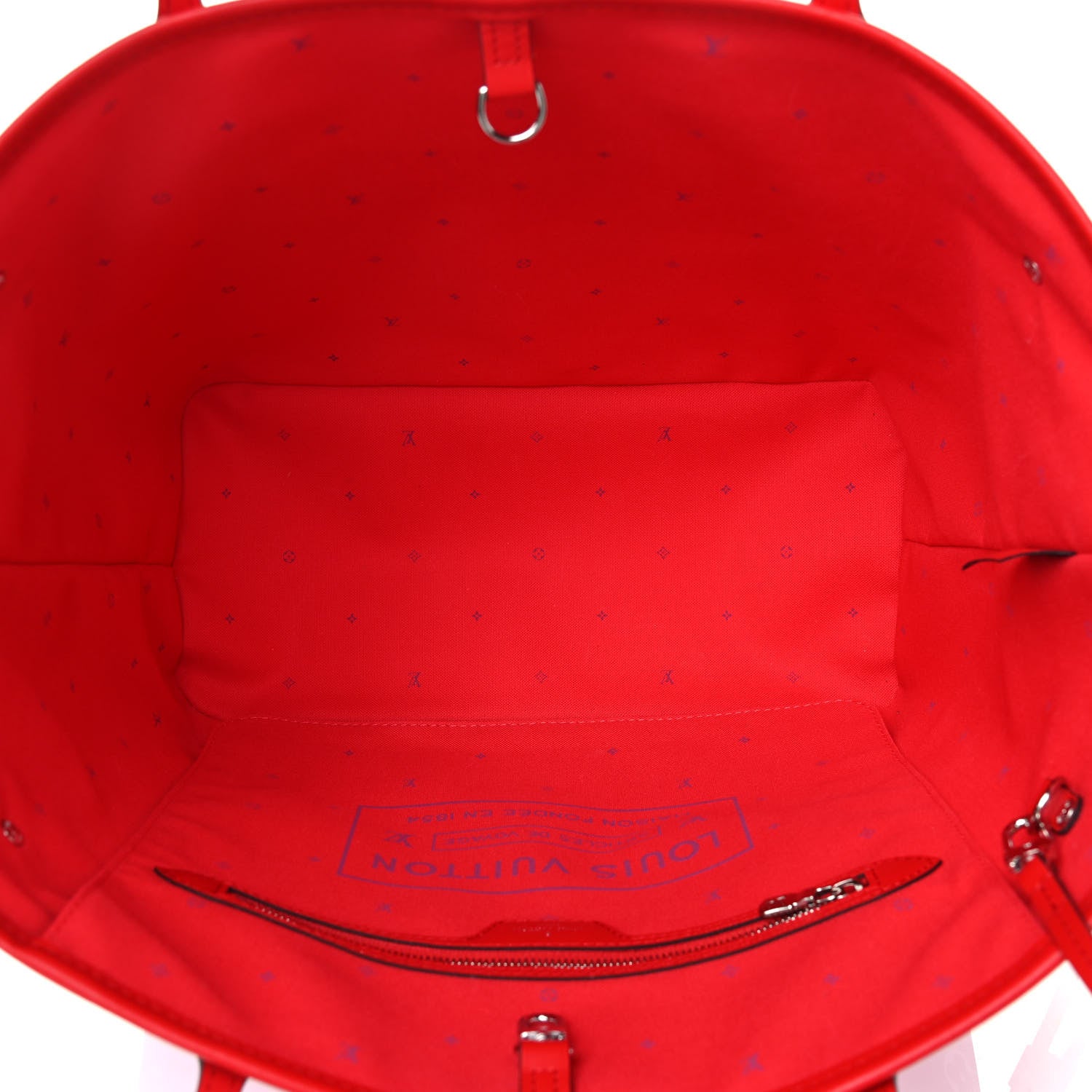 Louis Vuitton Monogram Escale Neverfull MM Rouge 4 of 4
