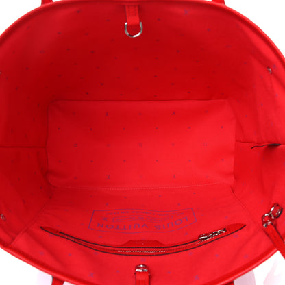 Louis Vuitton Monogram Escale Neverfull MM Rouge 4 of 4