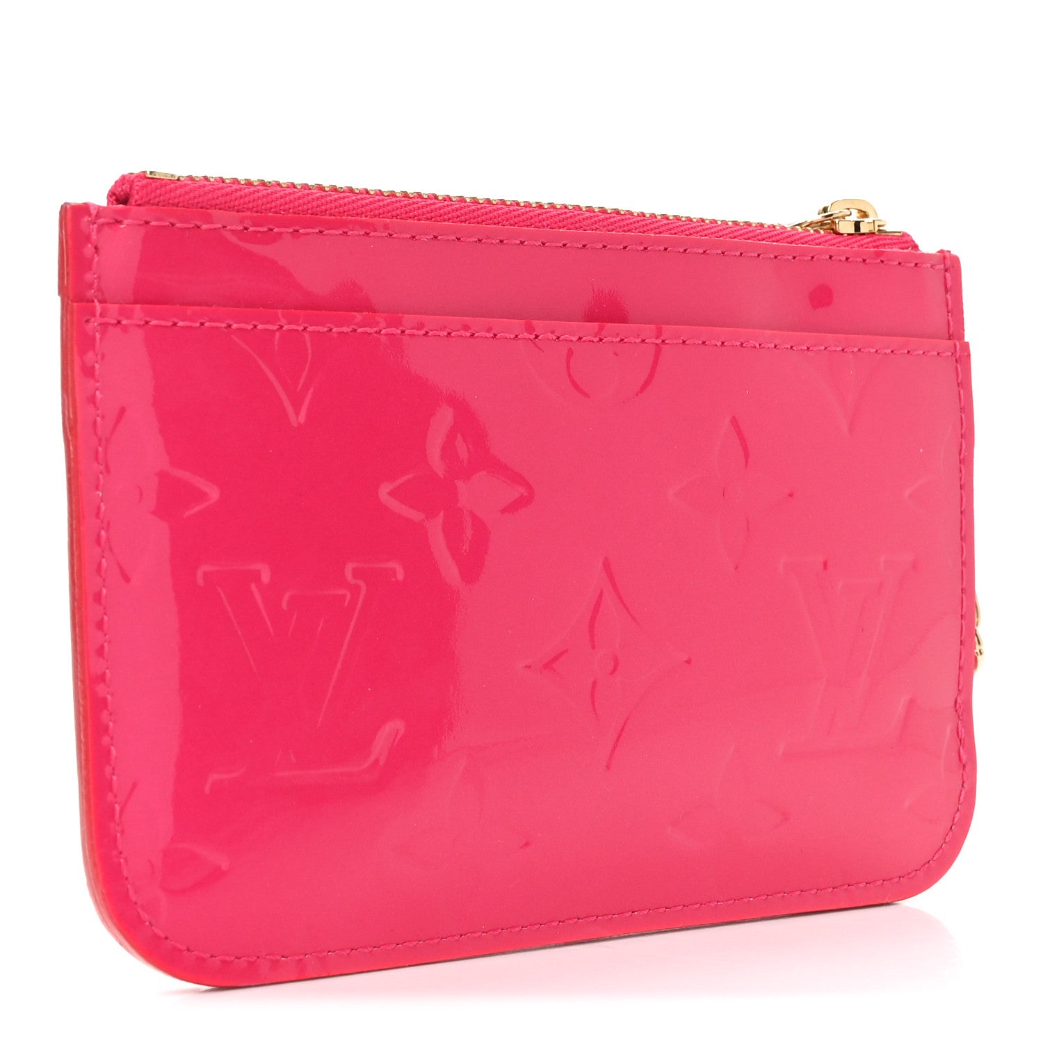 Louis Vuitton Vernis Key Pouch Rose Pop 3 of 6