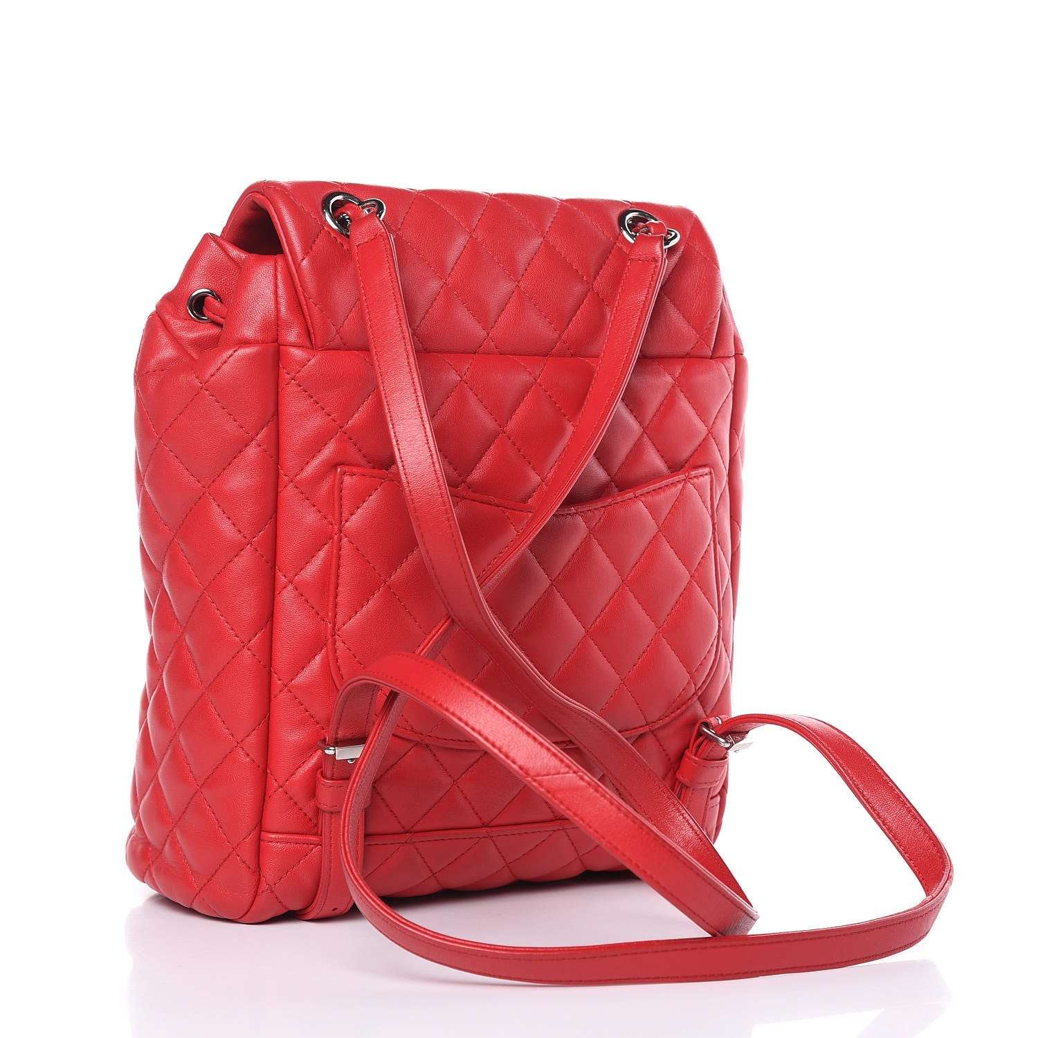 Chanel Lambskin Quilted Small Urban Spirit Backpack Red 3 of 12