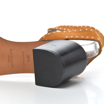 Givenchy Suede Studded Elegant Sandals 36.5 Sienna 11 of 19