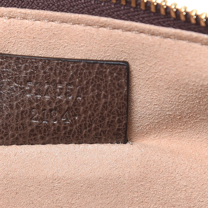Gucci GG Supreme Monogram Large Ophidia Pouch Clutch Brown 7 of 8