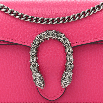 Gucci Dollar Calfskin Crystal Super Mini Dionysus Shoulder Bag Box Pink Black Diamond 7 of 10
