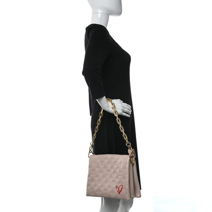 Louis Vuitton Lambskin Embossed Monogram Fall In Love Coussin PM Dragée Light Pink 2 of 8