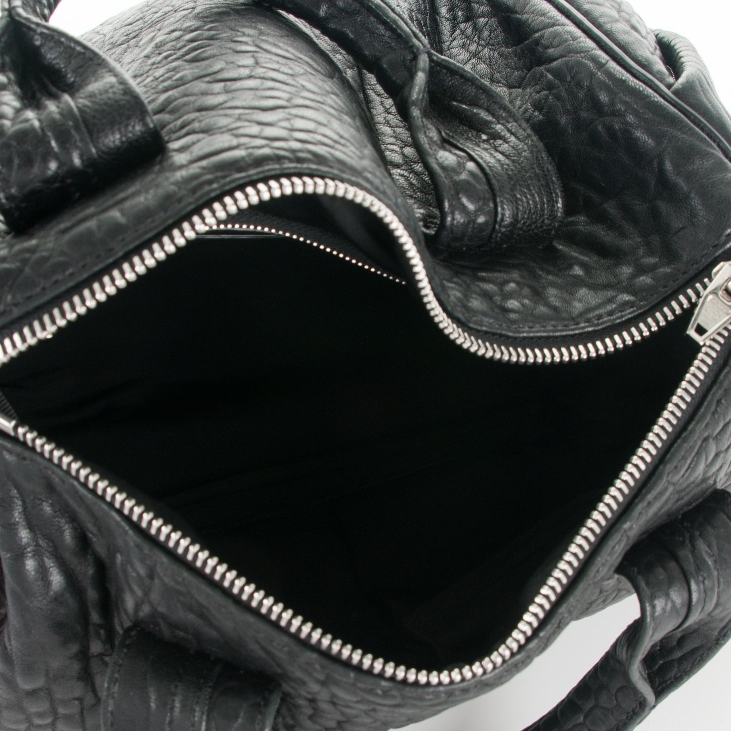 Pebbled Lambskin Rocco Black