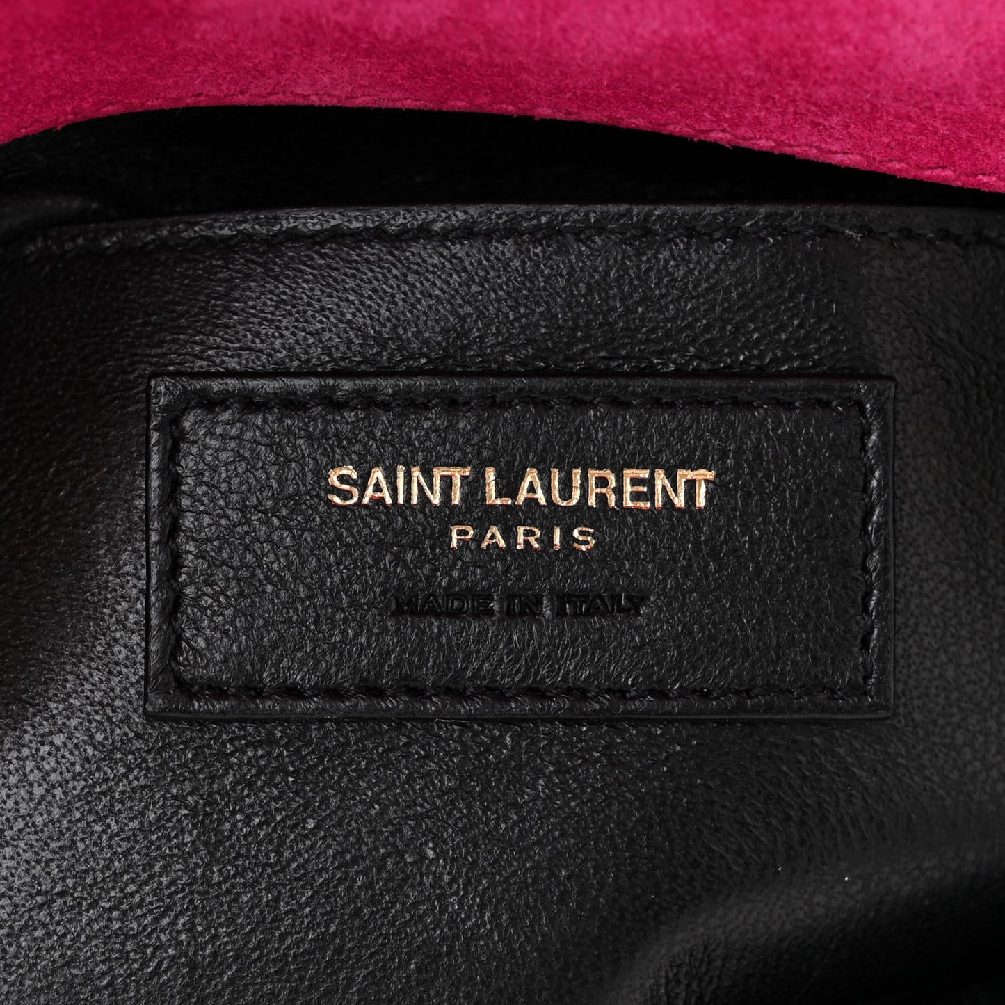 Patent Calfskin Matelasse Monogram Small Vicky Chain Bag Bubblegum