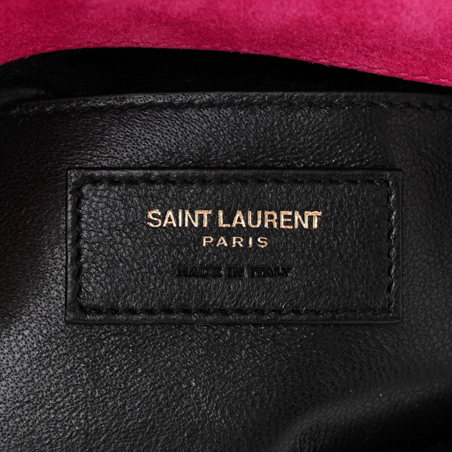Saint Laurent Patent Calfskin Matelasse Monogram Small Vicky Chain Bag Bubblegum 6 of 10