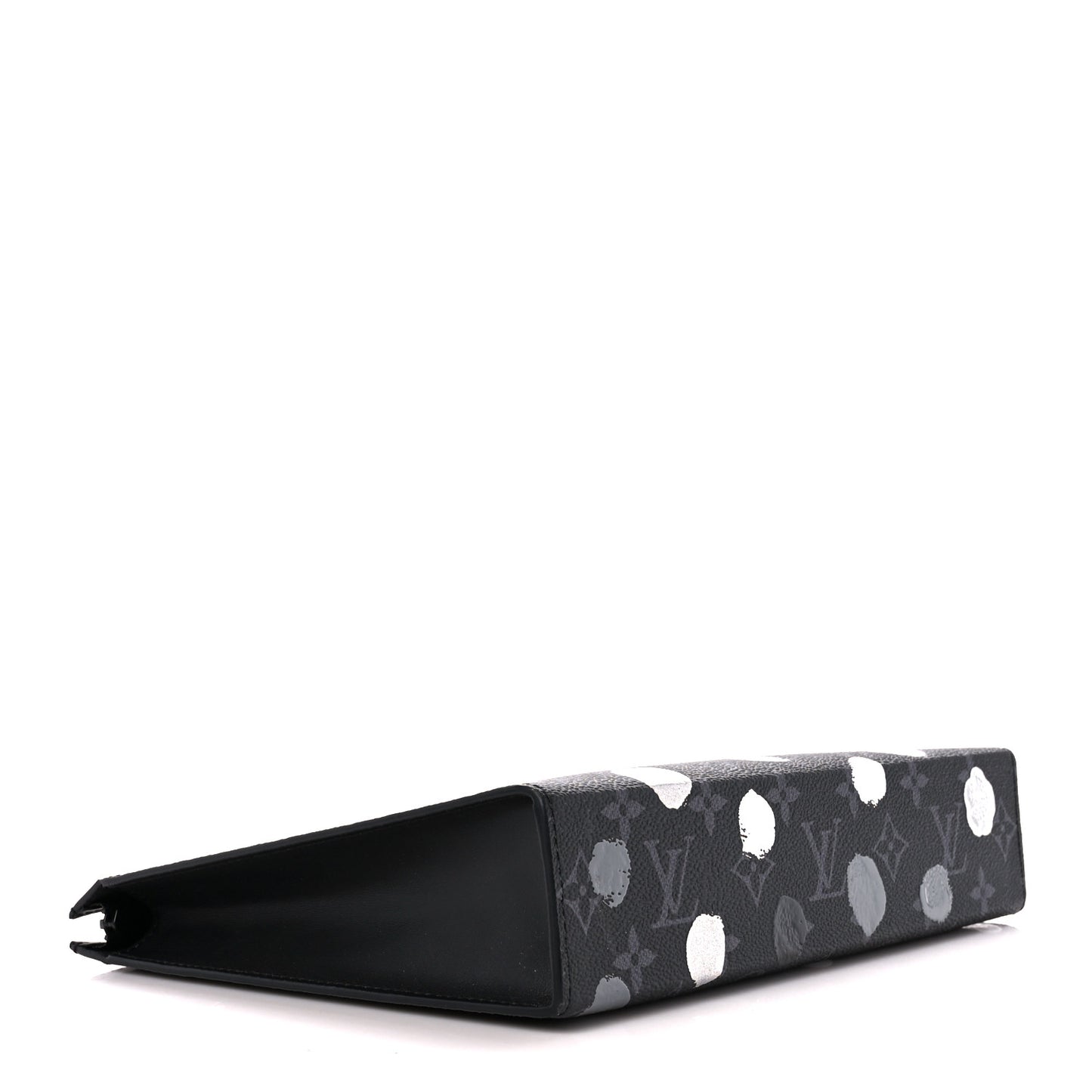 LV X YK Monogram Eclipse Dots Pochette Voyage MM Black