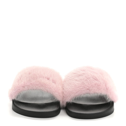 Givenchy Mink Rubber Slide Sandals 38 Rose Poudre 3 of 8