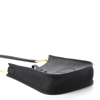 Hermes Taurillon Clemence Evelyne TPM Black 4 of 11