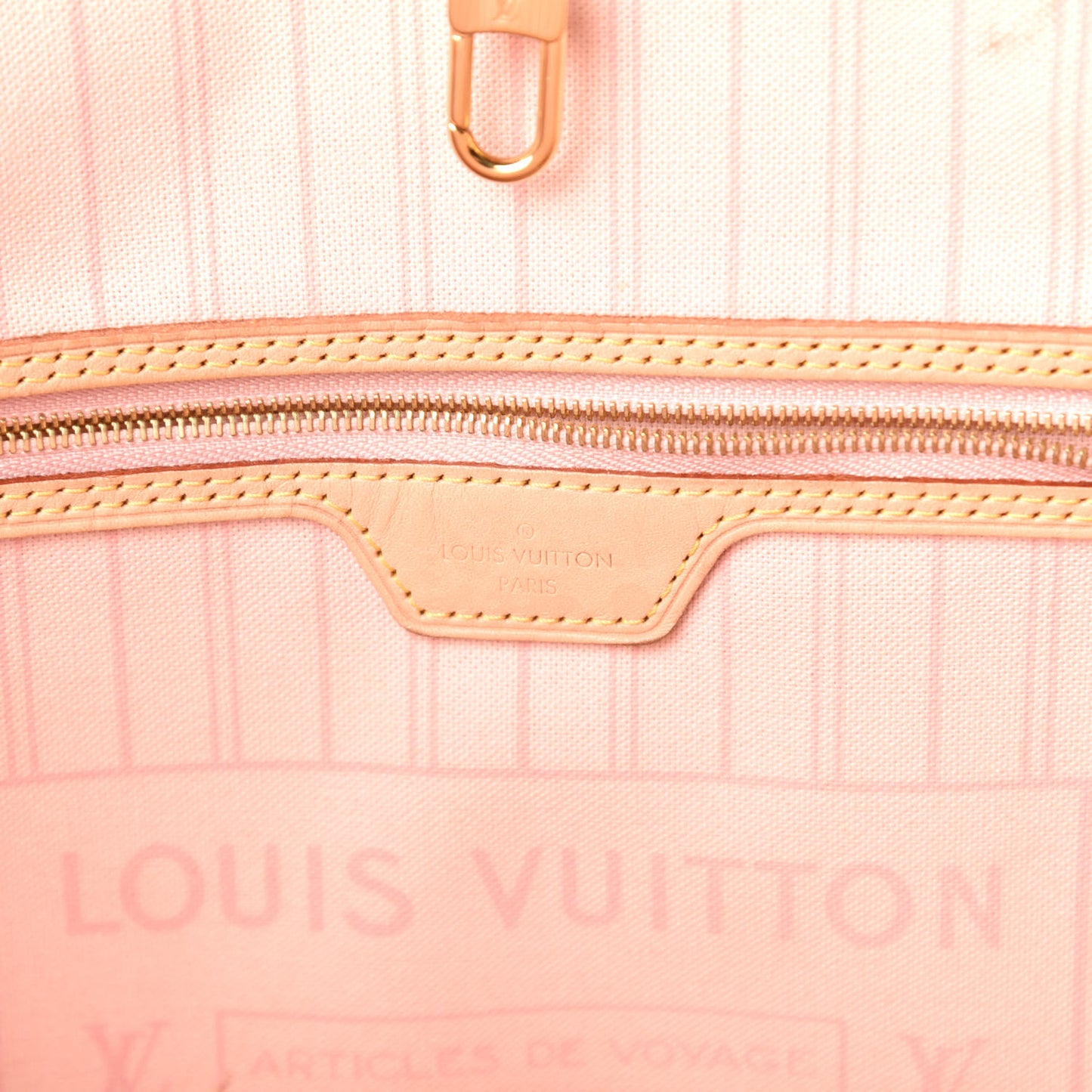 Damier Azur Neo Neverfull MM Rose Ballerine