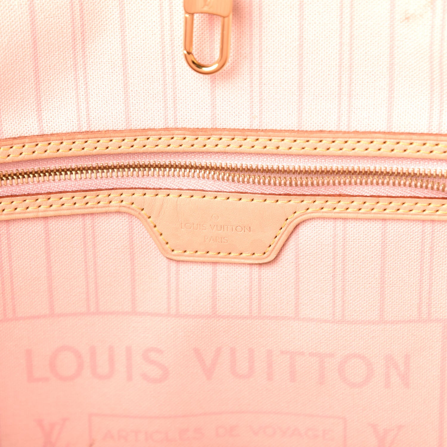 Louis Vuitton Damier Azur Neo Neverfull MM Rose Ballerine 8 of 11