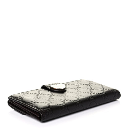 Gucci Guccissima Heart Continental Wallet Dark Brown 6 of 12