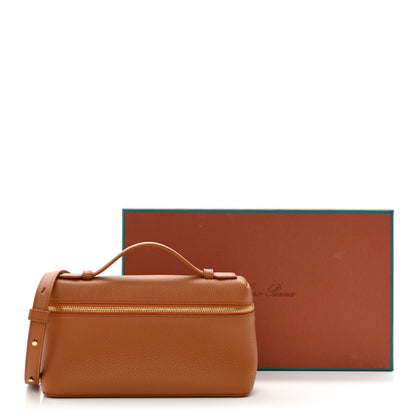 Loro Piana Grained Calfskin L19 Extra Pocket Pouch Warm Tan 11 of 11