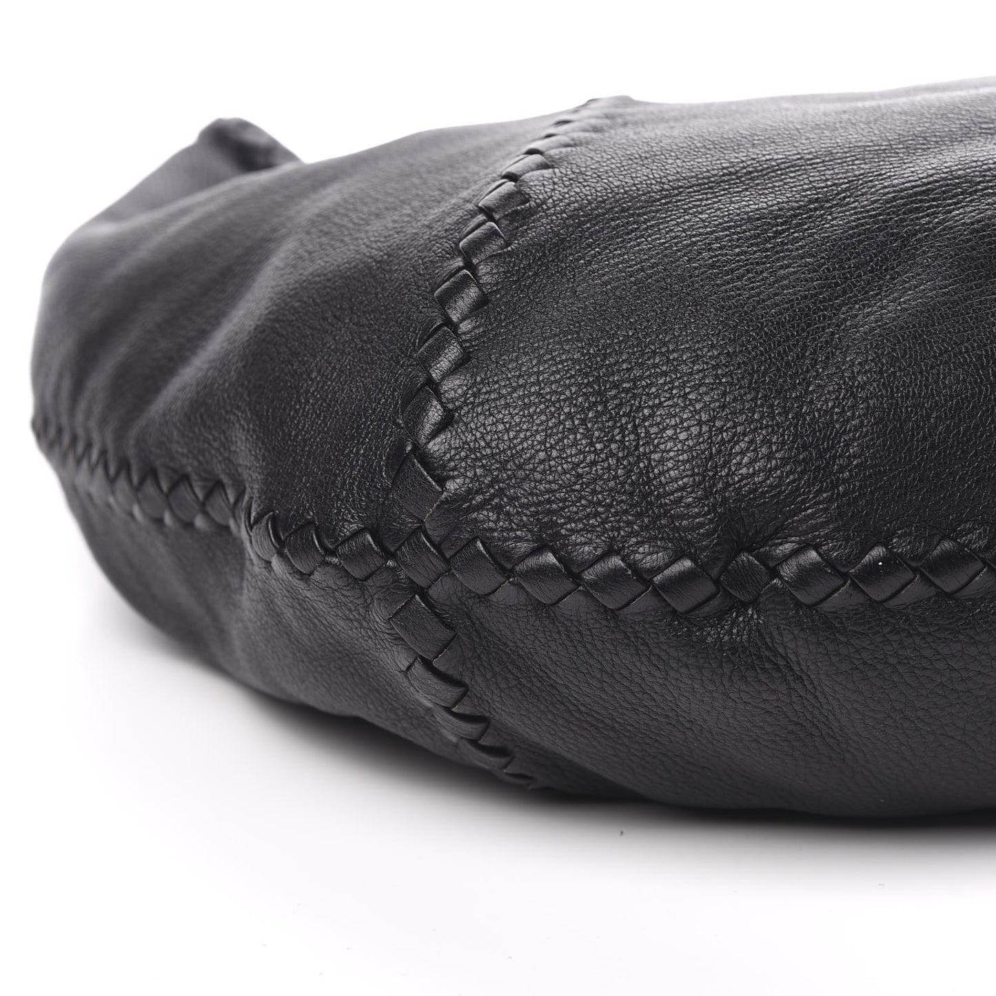 Cervo Deerskin Large Hobo Black