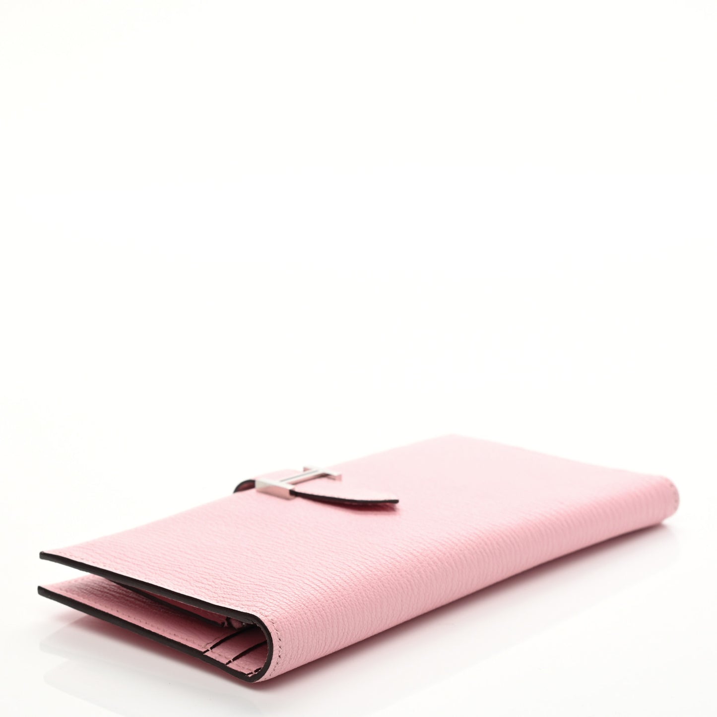 Chevre Mysore Bearn Gusset Wallet Rose Sakura
