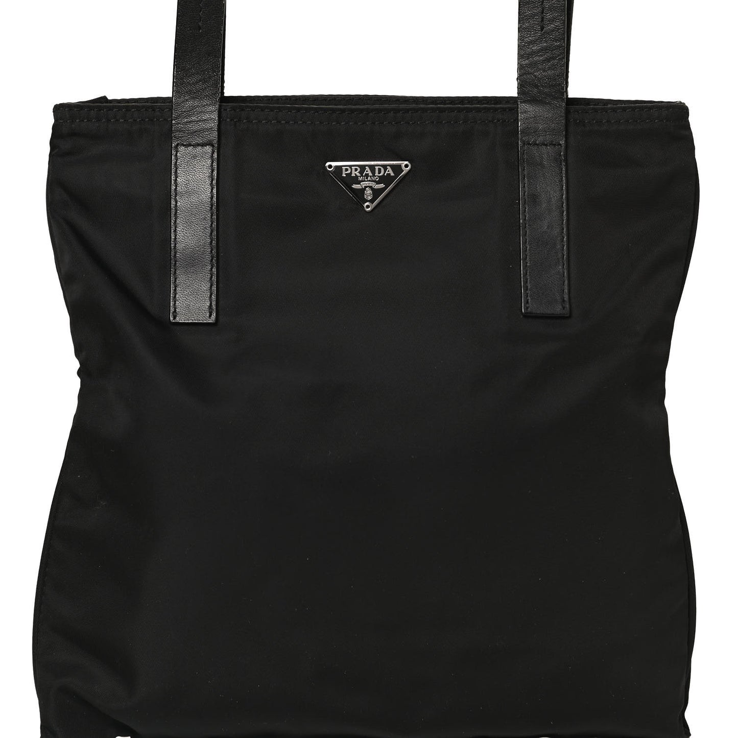 Tessuto Nylon Vela Shopping Tote Black