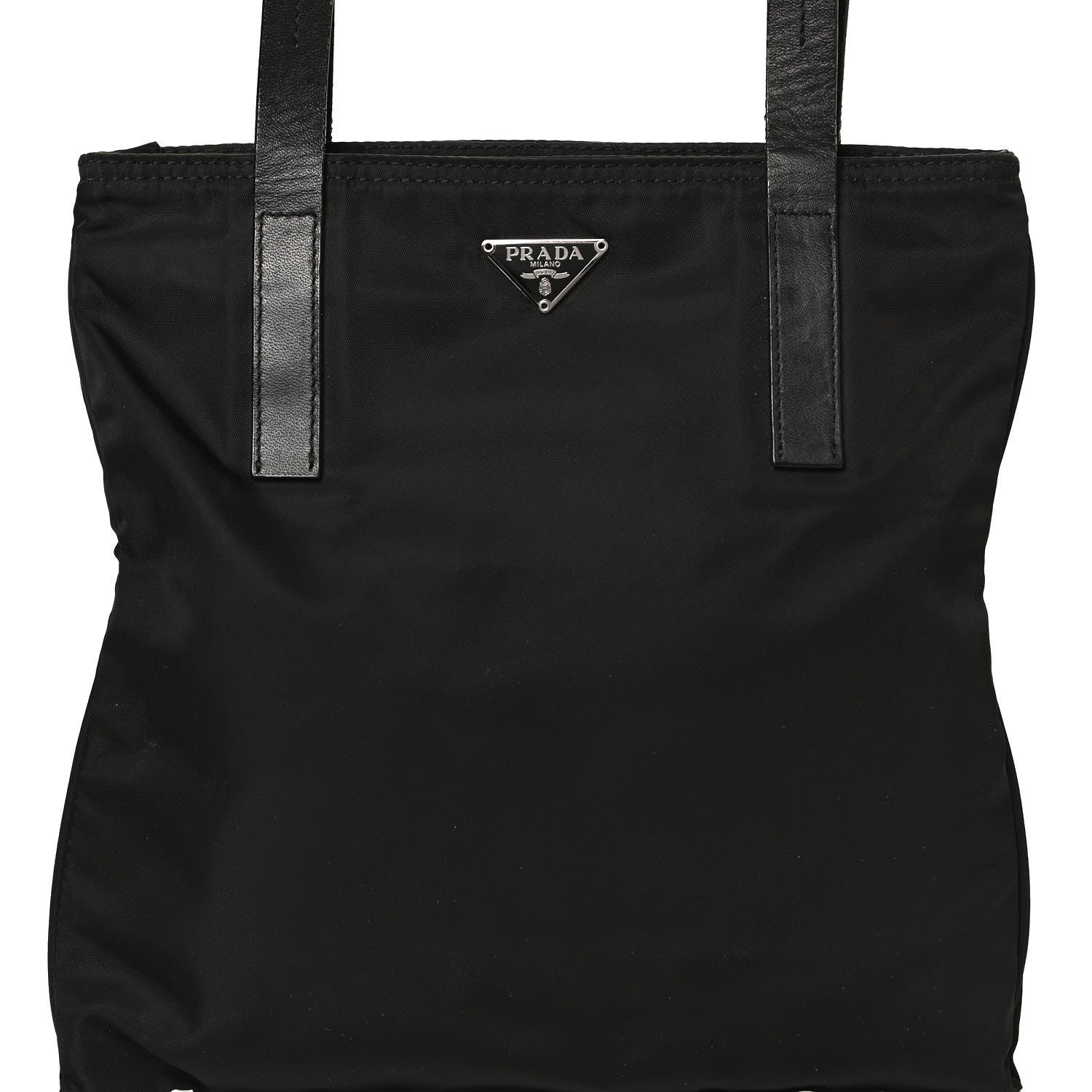 Prada Tessuto Nylon Vela Shopping Tote Black 10 of 10