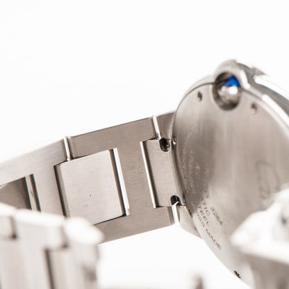 Cartier Stainless Steel 36mm Ballon Bleu De Automatic Watch 7 of 9