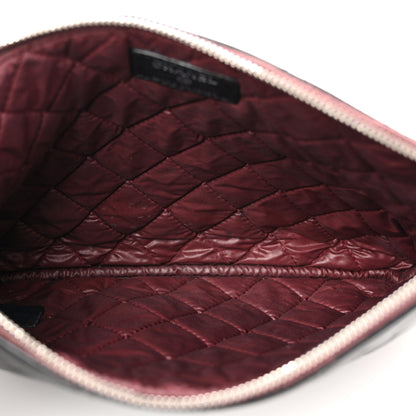 Chanel Lambskin Quilted Medium Cosmetic Case Black 5 of 7