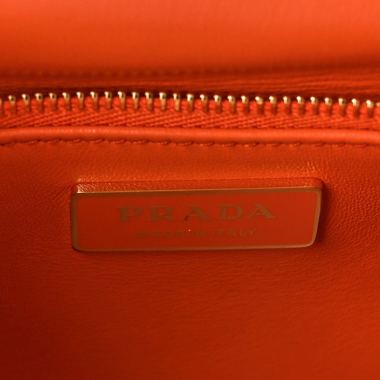 Nappa Metal Quilted Small Patchwork System Flap Bag Arancio