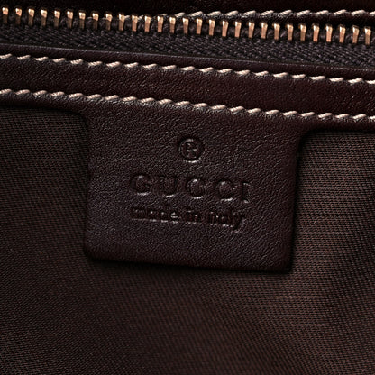 Gucci Calfskin Medium Britt Tote Dark Brown 6 of 10