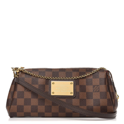 Louis Vuitton Damier Ebene Eva Clutch 1 of 8