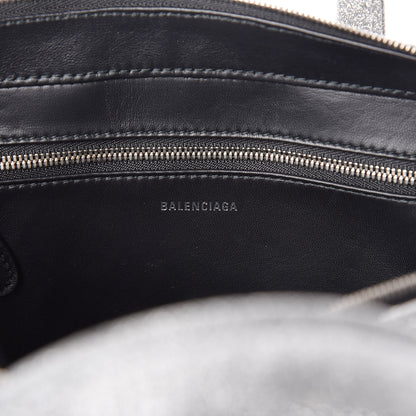 Balenciaga Glitter XS Triangle Duffle Argent Black 6 of 11
