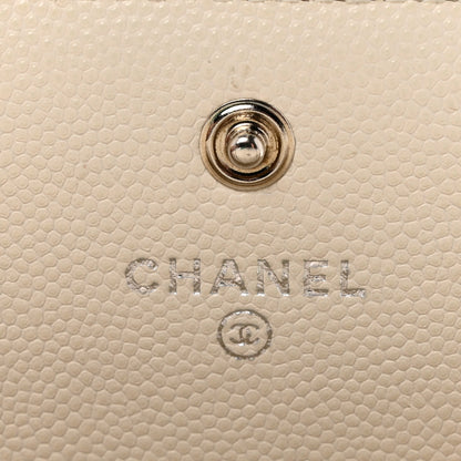 Chanel Caviar Quilted Large Boy Gusset Flap Wallet White 4 of 15