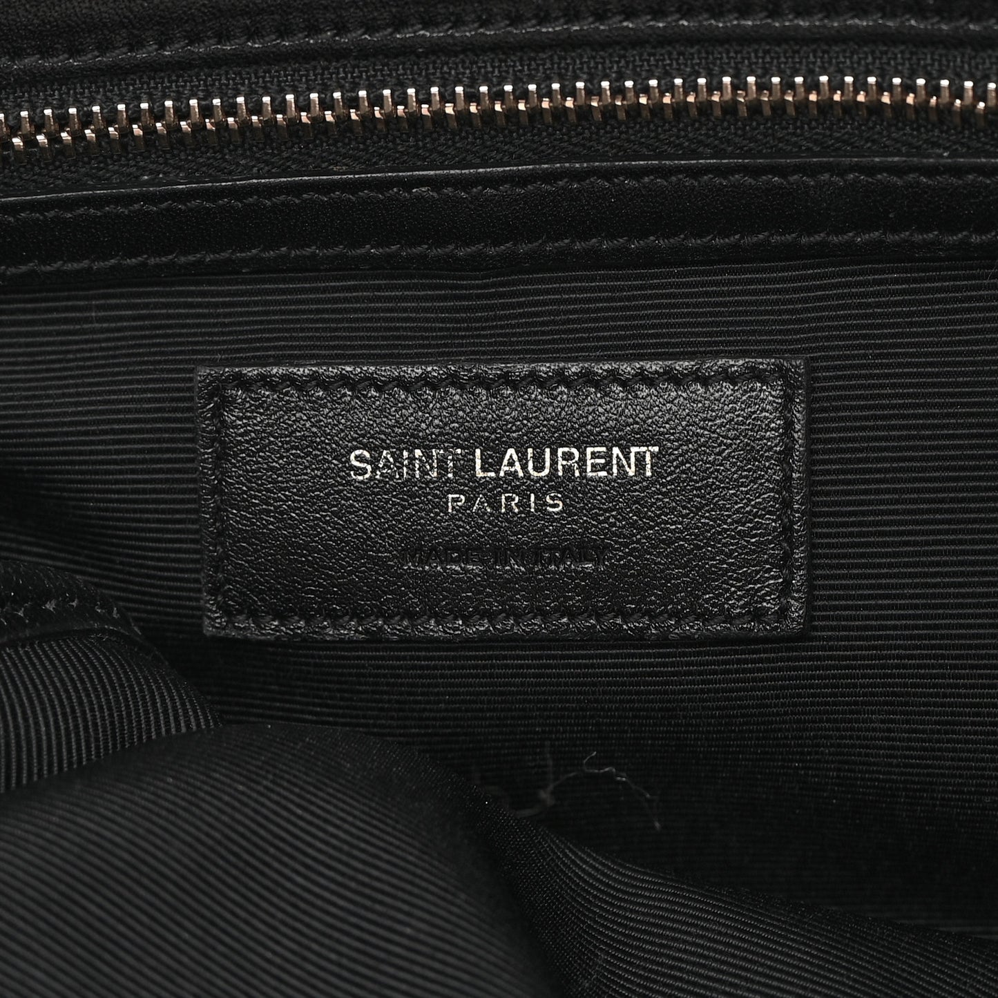 Velvet Calfskin Small Festival Backpack Black