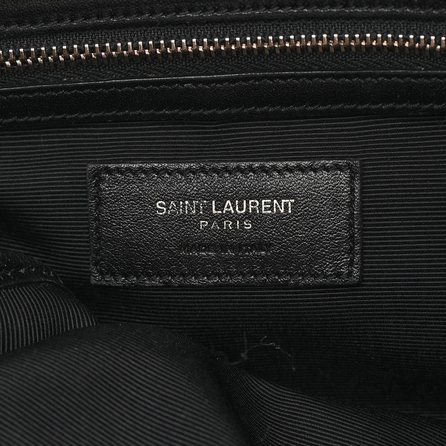 Saint Laurent Velvet Calfskin Small Festival Backpack Black 5 of 13