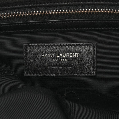 Saint Laurent Velvet Calfskin Small Festival Backpack Black 5 of 13