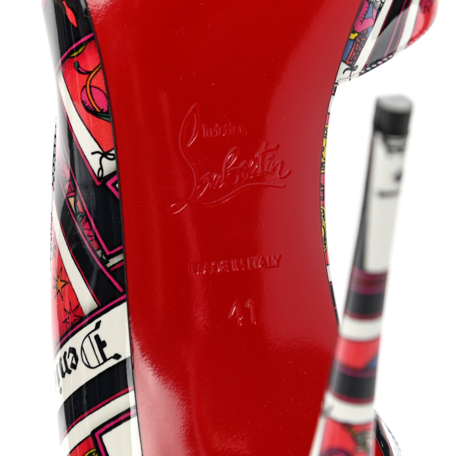 Christian Louboutin Patent Tarot Iriza 100 Pumps 41 Multicolor 6 of 10