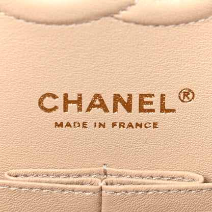 Chanel Caviar Quilted Medium Double Flap Beige 5 of 8