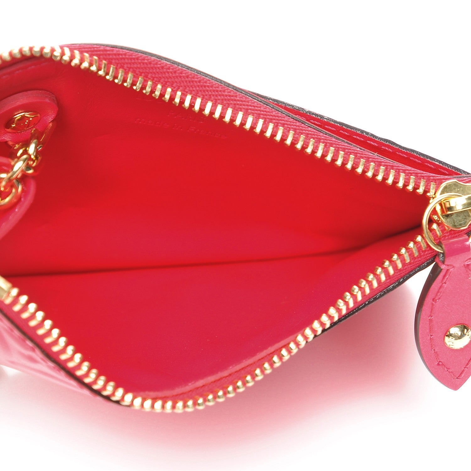Louis Vuitton Vernis Key Pouch Hot Pink 5 of 7