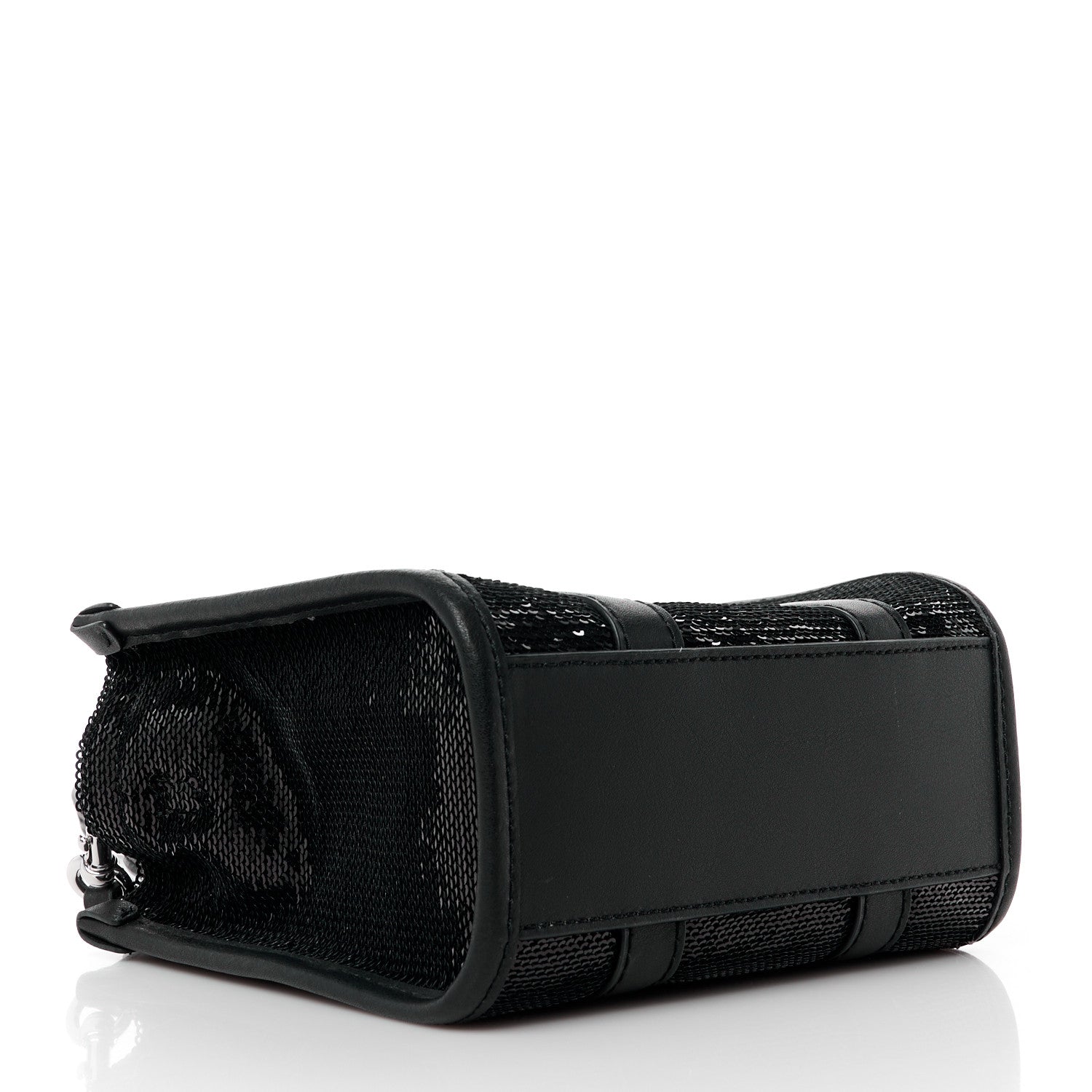 Marc Jacobs Sequin Small The Tote Bag Black 4 of 10