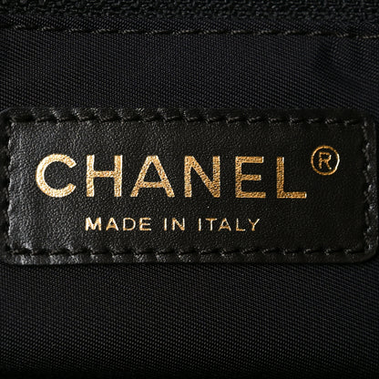 Chanel Nylon Large Travel Tote Black 6 of 10