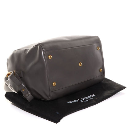 Saint Laurent Calfskin Classic Duffle 6 Earth 4 of 9
