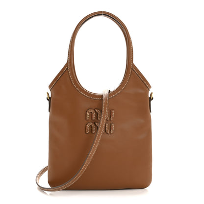 Miu Miu Nappa Mini Ivy Bag Cognac 1 of 11