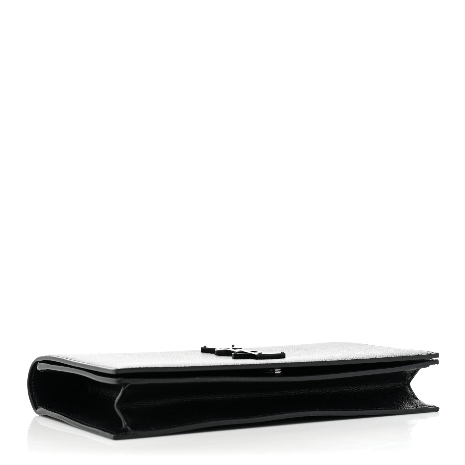 Saint Laurent Grain De Poudre Classic Monogram Kate Clutch Black 4 of 8