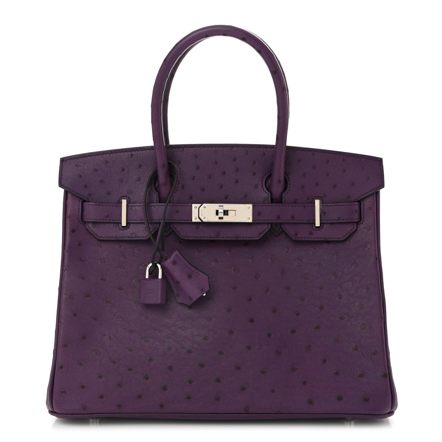 Hermes Ostrich Birkin 30 Violine 1 of 11