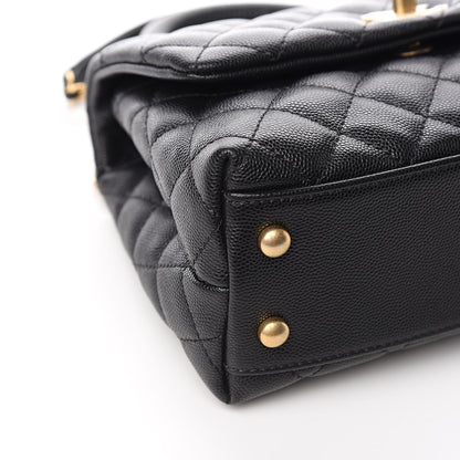 Chanel Caviar Quilted Mini Coco Handle Flap Black 8 of 11