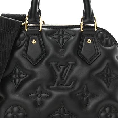 Louis Vuitton Calfskin Bubblegram Alma BB Black 7 of 7