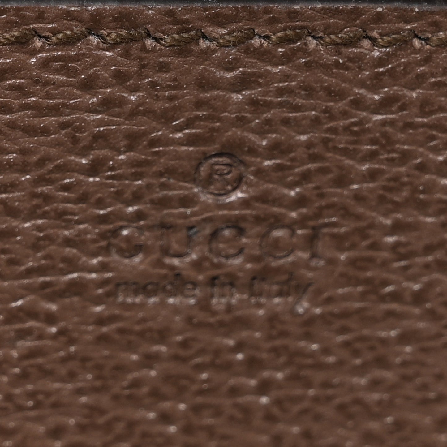 GG Supreme Monogram Textured Dollar Calfskin Web Mini Ophidia Envelope Shoulder Bag Beige Ebony