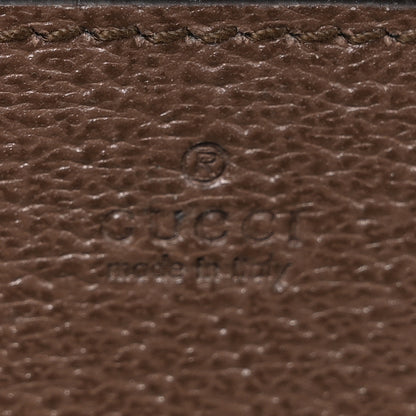 Gucci GG Supreme Monogram Textured Dollar Calfskin Web Mini Ophidia Envelope Shoulder Bag Beige Ebony 6 of 13